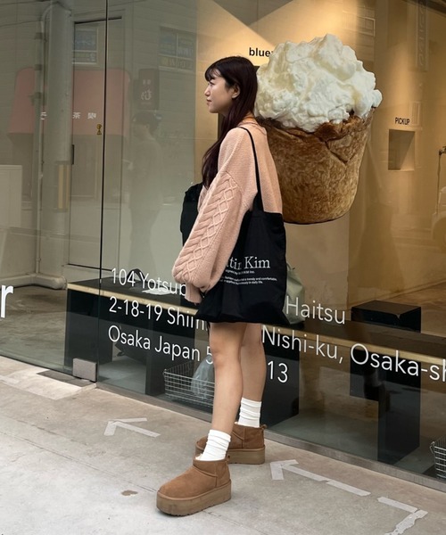 muguet（ミュゲ）の「ケーブルニット（ニット/セーター・レディース・ピンク/ベビーピンク・FREE）」の17枚目の写真