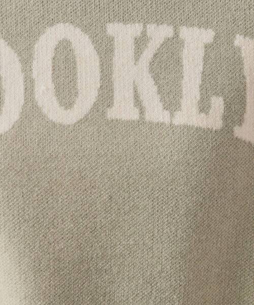 SHOO・LA・RUE（シューラルー）の「◆大人っぽく着られる もちもち スウェットライク ロゴニット（ニット/セーター・レディース・グリーン系/ブラック/ナチュラル・02/03/04）」の15枚目の写真