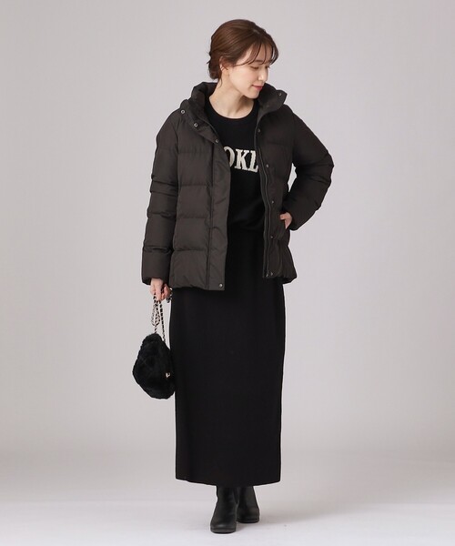 SHOO・LA・RUE（シューラルー）の「◆大人っぽく着られる もちもち スウェットライク ロゴニット（ニット/セーター・レディース・グリーン系/ブラック/ナチュラル・02/03/04）」の22枚目の写真