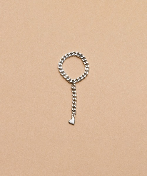【セール】【2024春夏新作】LAPUIS(ラピュイ)Silver925 HEART CHAIN RING（リング）｜LAPUIS（ラピュイ）