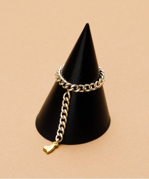 【セール】【2024春夏新作】LAPUIS(ラピュイ)Silver925 HEART CHAIN RING（リング）｜LAPUIS（ラピュイ）
