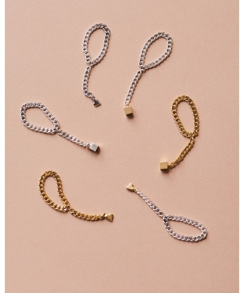 【セール】【2024春夏新作】LAPUIS(ラピュイ)Silver925 HEART CHAIN RING（リング）｜LAPUIS（ラピュイ）