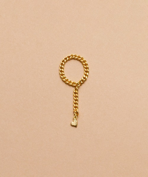 【セール】【2024春夏新作】LAPUIS(ラピュイ)Silver925 HEART CHAIN RING（リング）｜LAPUIS（ラピュイ）