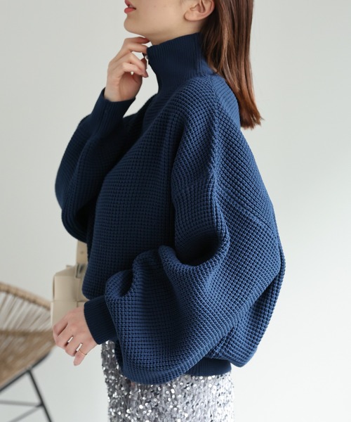 セール】【選べるサイズ】ハーフジップニット（その他トップス