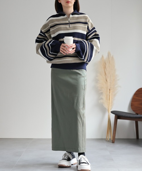 model：162cm  着用サイズ：Mサイズ