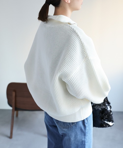 model：162cm  着用サイズ：Mサイズ