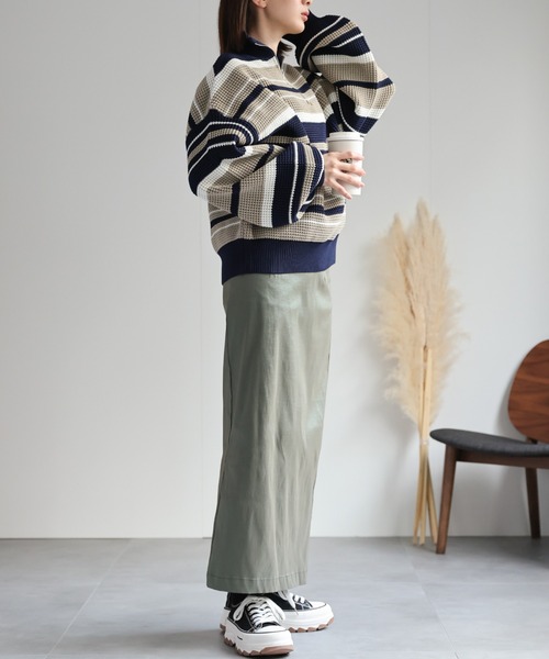 model：162cm  着用サイズ：Mサイズ