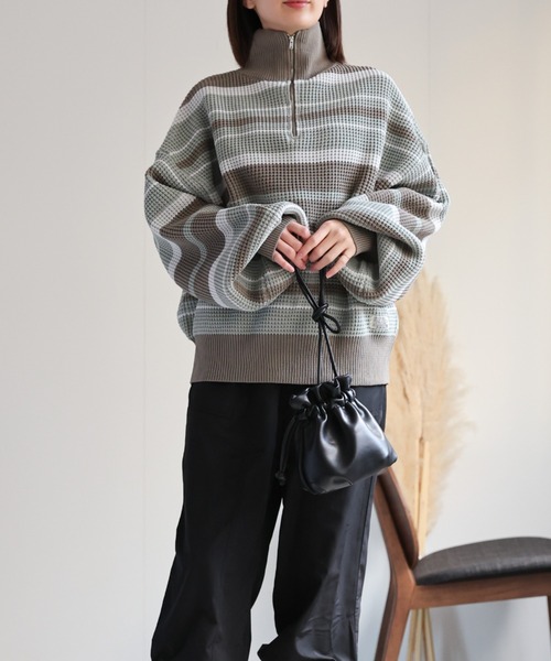 model：162cm  着用サイズ：Mサイズ