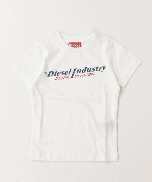 DIESEL KIDS(ディーゼルキッズ)の「DIESEL(ディーゼル)Kids & Junior ブランドロゴ半袖Tシャツカットソー(Tシャツ/カットソー・キッズ・ブルー/ホワイト/レッド/ブラック/グリーン・14Y/16Y/8Y/12Y/6Y/10Y/4Y)」の2枚目の写真