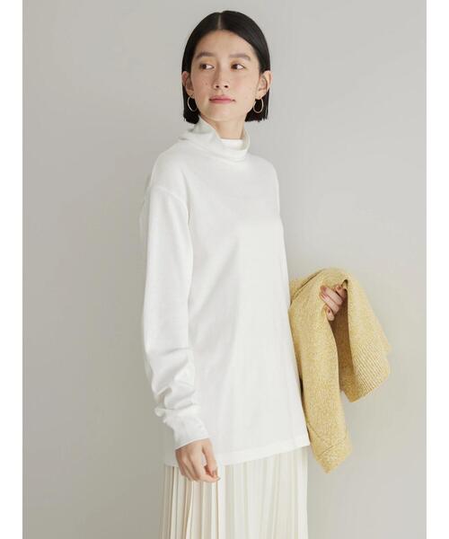 AMERICAN HOLIC（アメリカンホリック）の「フライスカットタートル（Tシャツ/カットソー・レディース・オフホワイト/その他7/ブラック/ブラック系その他4・L/M）」の12枚目の写真