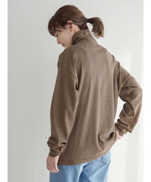 AMERICAN HOLIC（アメリカンホリック）の「フライスカットタートル（Tシャツ/カットソー・レディース・オフホワイト/その他7/ブラック/ブラック系その他4・L/M）」の19枚目の写真