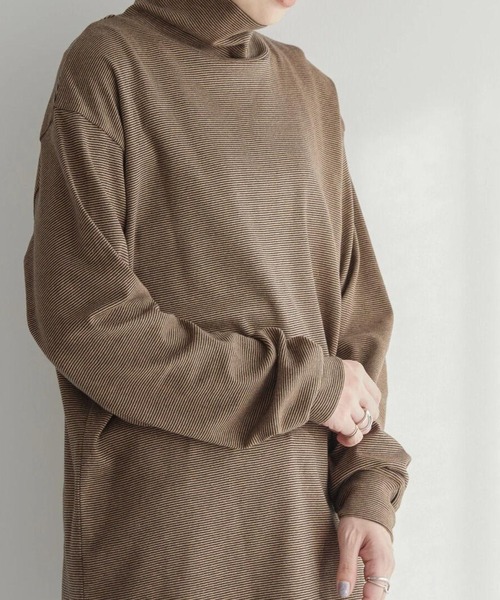 AMERICAN HOLIC（アメリカンホリック）の「フライスカットタートル（Tシャツ/カットソー・レディース・オフホワイト/その他7/ブラック/ブラック系その他4・L/M）」の4枚目の写真