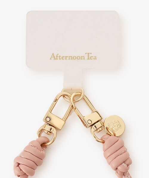 Afternoon Tea（アフタヌーンティー）の「スマホハンドストラップ（スマホケース/カバー・レディース・ピンク/ベージュ/ブルー・ONE SIZE）」の5枚目の写真
