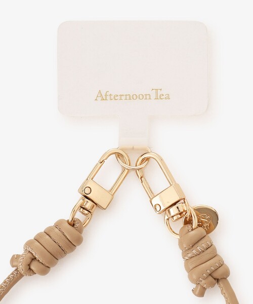 Afternoon Tea（アフタヌーンティー）の「スマホハンドストラップ（スマホケース/カバー・レディース・ピンク/ベージュ/ブルー・ONE SIZE）」の9枚目の写真
