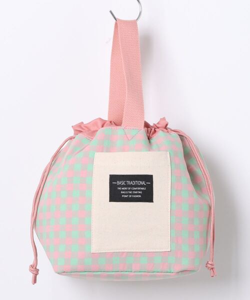 salle de bal(サルデバル)の「polka polka / ポルカポルカ ワンハンドル 巾着 保冷バッグ ランチバッグ お弁当バッグ 651 301123456789 SDI(お弁当箱・レディース・ブラック系その他/その他1/アイボリー/ブラック/ライトグリーン/その他2/その他3/ベージュ/その他4・FREE)」の7枚目の写真
