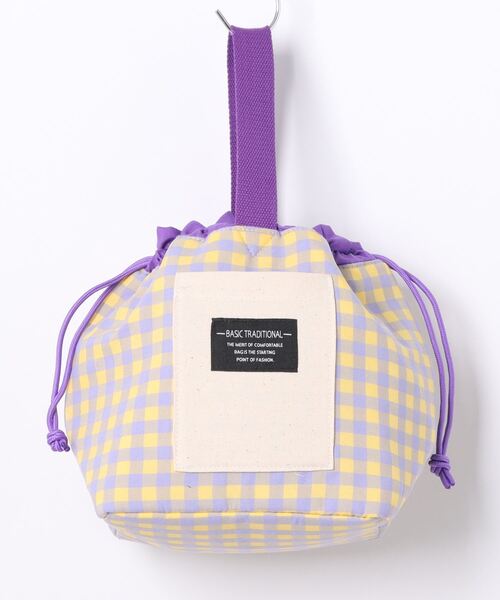 salle de bal(サルデバル)の「polka polka / ポルカポルカ ワンハンドル 巾着 保冷バッグ ランチバッグ お弁当バッグ 651 301123456789 SDI(お弁当箱・レディース・ブラック系その他/その他1/アイボリー/ブラック/ライトグリーン/その他2/その他3/ベージュ/その他4・FREE)」の8枚目の写真