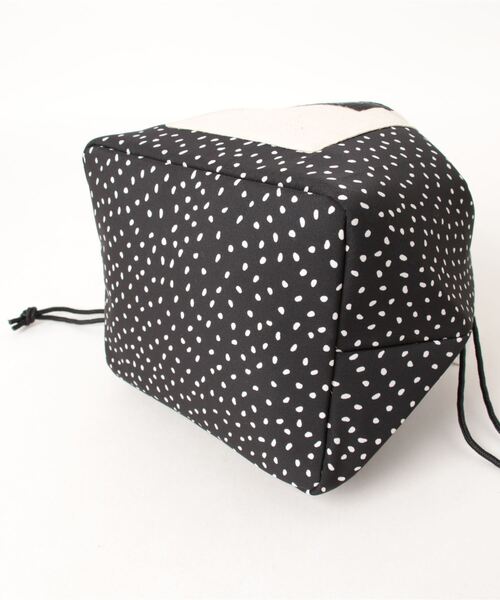 salle de bal(サルデバル)の「polka polka / ポルカポルカ ワンハンドル 巾着 保冷バッグ ランチバッグ お弁当バッグ 651 301123456789 SDI(お弁当箱・レディース・ブラック系その他/その他1/アイボリー/ブラック/ライトグリーン/その他2/その他3/ベージュ/その他4・FREE)」の11枚目の写真