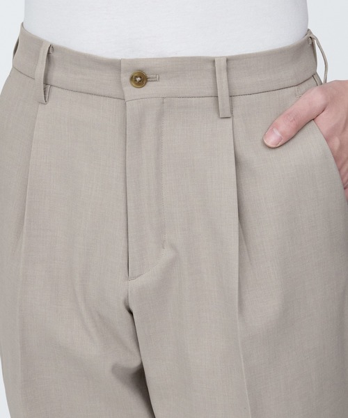 無印良品(ムジルシリョウヒン)の「紳士 シワになりにくいストレッチワンタックパンツ(その他パンツ・メンズ・ネイビー/ブラック/ブラウン系1・M/XL/S/XS)」の17枚目の写真