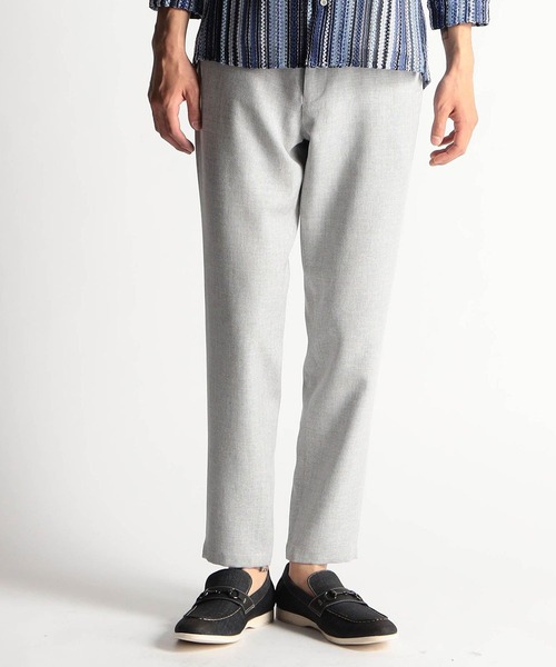 HIDEAWAYS NICOLE（ハイダウェイニコル）の「メランジウーステッドイージーパンツ（スラックス・メンズ・サックスブルー/ピンク/チャコールグレー/ライトグレー・SMALL/MEDIUM/LARGE/X-LARGE）」の2枚目の写真