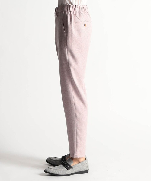 HIDEAWAYS NICOLE（ハイダウェイニコル）の「メランジウーステッドイージーパンツ（スラックス・メンズ・サックスブルー/ピンク/チャコールグレー/ライトグレー・SMALL/MEDIUM/LARGE/X-LARGE）」の7枚目の写真