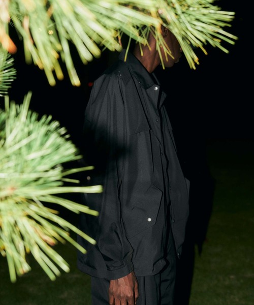+phenix(プラスフェニックス)の「【MENS】HYBRID COACH JACKET アウトドア ジャケット メンズジャケット コーチジャケット ゴアテックスウェア 耐水 撥水 防風 蒸れにくい ウィンドストッパー / WINDSTOPPER(R) プロダクト by GORE TEX LABS +phenix(プラスフェニックス)(ブルゾン・メンズ・ブラック/ネイビー/カーキ・S/M/L/XL)」の8枚目の写真