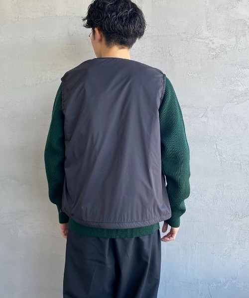 DANTON（ダントン）の「[DANTON/ダントン] ナイロンタフタ インサレーションベスト（ベスト・レディース・ブラック・M/L/XL）」の10枚目の写真