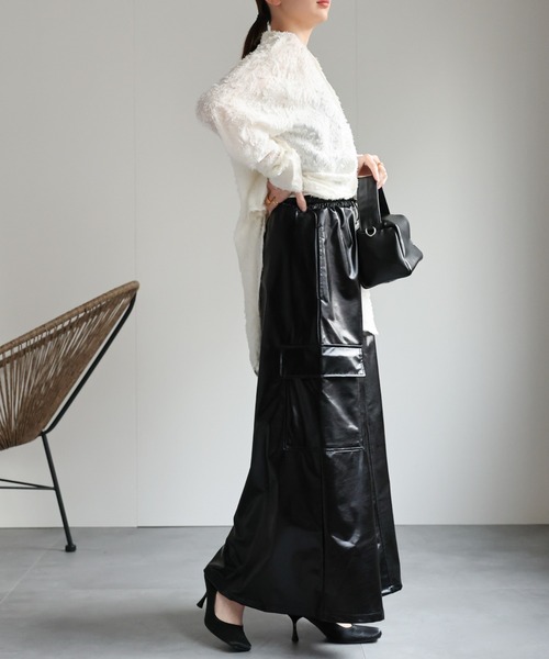 セール】メタリックカーゴスカート（スカート）｜sakishimatokyo