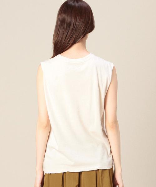 BEAUTY&YOUTH UNITED ARROWS（ビューティーアンドユースユナイテッドアローズ）の「【別注】BY BY SLIC SLIC ポケットノースリーブ◆（Tシャツ/カットソー・レディース・オフホワイト/オレンジ/ネイビー・フリー）」の15枚目の写真