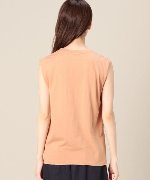 BEAUTY&YOUTH UNITED ARROWS（ビューティーアンドユースユナイテッドアローズ）の「【別注】BY BY SLIC SLIC ポケットノースリーブ◆（Tシャツ/カットソー・レディース・オフホワイト/オレンジ/ネイビー・フリー）」の8枚目の写真