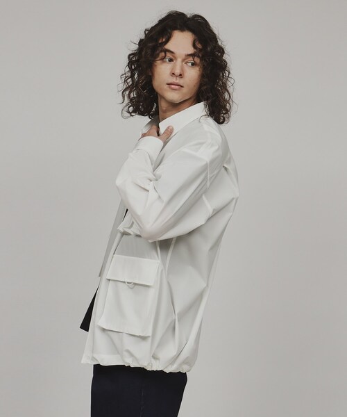 tk.TAKEO KIKUCHI（ティーケータケオキクチ）の「◆マルチポケット長袖シャツ（シャツ/ブラウス・メンズ・ブラック/ブルー系7/ホワイト・02/03）」の21枚目の写真