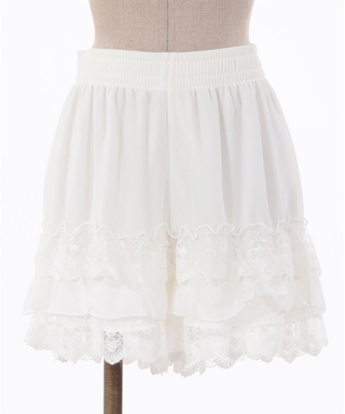 axes femme POETIQUE(アクシーズファムポエティック)の「調節リボン付ミニペチパンツ(その他アンダーウェア/インナー・レディース・ブラック/キナリ・MEDIUM)」の4枚目の写真