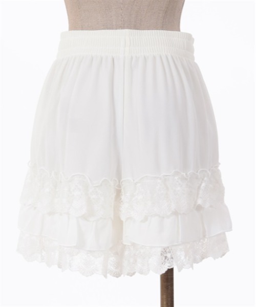 axes femme POETIQUE(アクシーズファムポエティック)の「調節リボン付ミニペチパンツ(その他アンダーウェア/インナー・レディース・ブラック/キナリ・MEDIUM)」の6枚目の写真