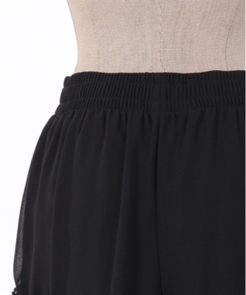 axes femme POETIQUE(アクシーズファムポエティック)の「調節リボン付ミニペチパンツ(その他アンダーウェア/インナー・レディース・ブラック/キナリ・MEDIUM)」の18枚目の写真