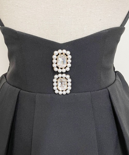 MA*RS（アメーバーマーズ）の「ビジュー付き二段フリルスカパン/量産型女子/地雷系（スカート・レディース・ピンク/ブラック・FREE）」の14枚目の写真