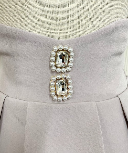 MA*RS（アメーバーマーズ）の「ビジュー付き二段フリルスカパン/量産型女子/地雷系（スカート・レディース・ピンク/ブラック・FREE）」の8枚目の写真