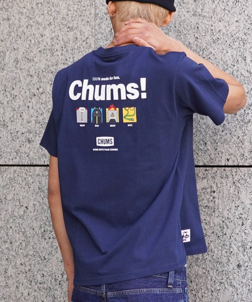 CHUMS/チャムス 半袖Tシャツ/コットンTee 防虫/アンチバグ ユニセックス CH01-2380（Tシャツ/カットソー）｜CHUMS（チャムス）