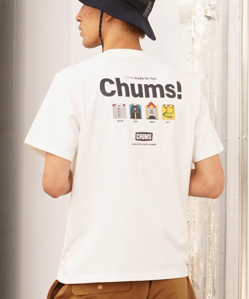 CHUMS/チャムス 半袖Tシャツ/コットンTee 防虫/アンチバグ ユニセックス CH01-2380（Tシャツ/カットソー）｜CHUMS（チャムス）