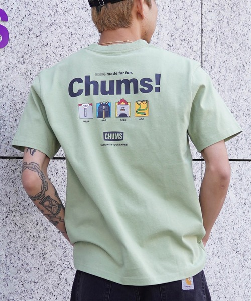 CHUMS/チャムス 半袖Tシャツ/コットンTee 防虫/アンチバグ ユニセックス CH01-2380（Tシャツ/カットソー）｜CHUMS（チャムス）