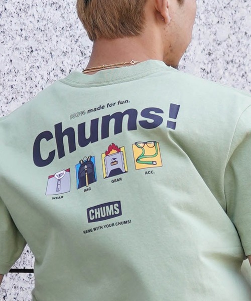 CHUMS/チャムス 半袖Tシャツ/コットンTee 防虫/アンチバグ ユニセックス CH01-2380（Tシャツ/カットソー）｜CHUMS（チャムス）