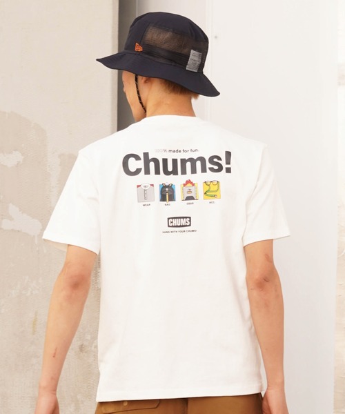 CHUMS/チャムス 半袖Tシャツ/コットンTee 防虫/アンチバグ ユニセックス CH01-2380（Tシャツ/カットソー）｜CHUMS（チャムス）
