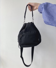 AS KNOW AS plus | パラコード編み巾着ミリタリーバッグ(ショルダーバッグ)