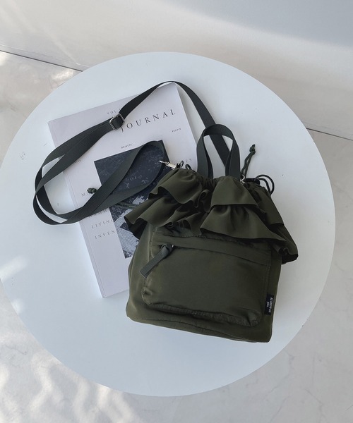 a2o アーマーショルダーバッグ　あおばくん　着用 a2o ギャザーショルダーバック ライトブルー あおば君 - メルカリ