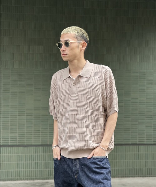 OBEY(オベイ)の「【OBEY】ALFRED POLO SWEATER(スウェット・メンズ・グレー/ブルー・X-LARGE/LARGE/MEDIUM)」の2枚目の写真