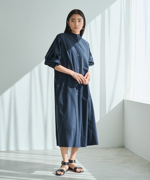 russet(ラシット)の「【ANOTHER BRANCH】シャツワンピース (O-716)(ワンピース・レディース・オフホワイト/ブルー/ネイビー・FREE)」の21枚目の写真