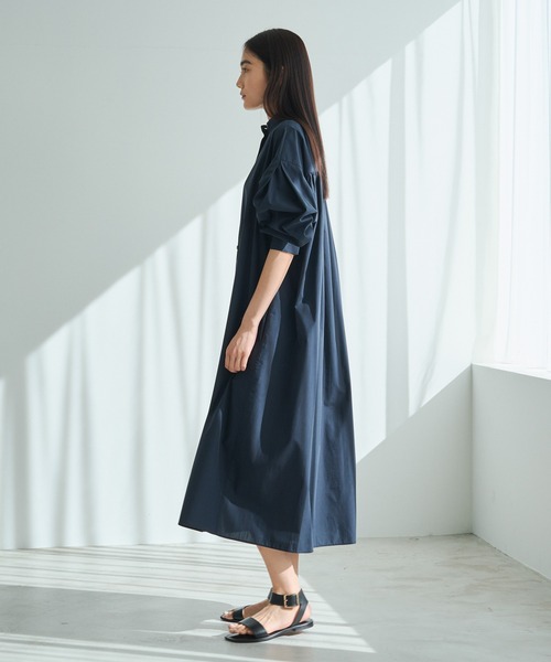 russet(ラシット)の「【ANOTHER BRANCH】シャツワンピース (O-716)(ワンピース・レディース・オフホワイト/ブルー/ネイビー・FREE)」の20枚目の写真