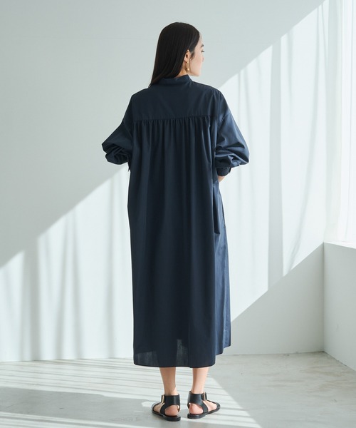 russet(ラシット)の「【ANOTHER BRANCH】シャツワンピース (O-716)(ワンピース・レディース・オフホワイト/ブルー/ネイビー・FREE)」の19枚目の写真
