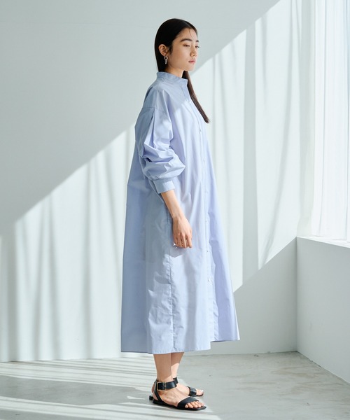 russet(ラシット)の「【ANOTHER BRANCH】シャツワンピース (O-716)(ワンピース・レディース・オフホワイト/ブルー/ネイビー・FREE)」の10枚目の写真