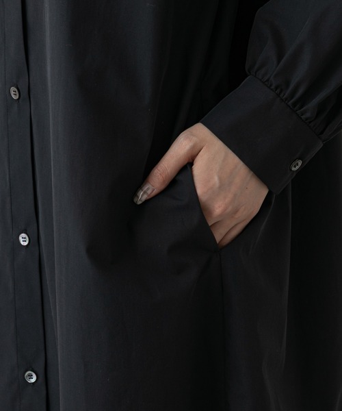 russet(ラシット)の「【ANOTHER BRANCH】シャツワンピース (O-716)(ワンピース・レディース・オフホワイト/ブルー/ネイビー・FREE)」の13枚目の写真