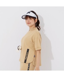 FILA GOLF（フィラゴルフ ）の「FILA GOLF/フィラゴルフ ゴルフウェア ブランド ロゴ 吸汗速乾 UVカット ストレッチ 接触冷感 半袖 モックネックシャツ（Tシャツ/カットソー・レディース）」