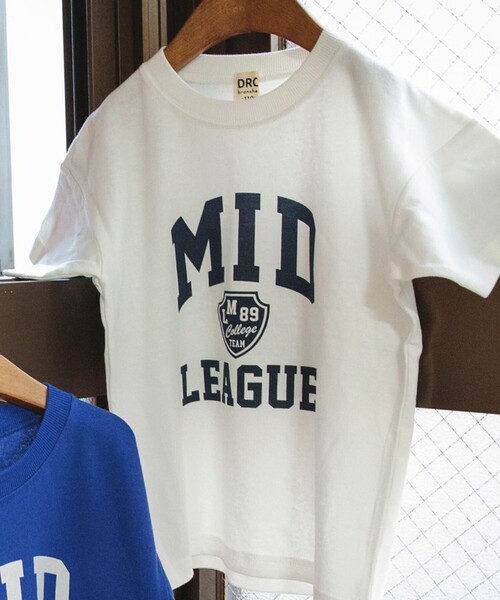 DRC branshes(ディーアールシーブランシェス)の「【WEB限定/DRC/お肌に嬉しい綿100%】アソートグラフィック半袖Tシャツ(Tシャツ/カットソー・キッズ・フューシャピンク/ブルー/オフホワイト/チャコールグレー/その他4/ブラック/その他3/ネイビー/その他1/ラベンダー/その他2/カラフル/グリーン/ライム/キャメル/ライトグリーン/レッド・90/100/130/160/140/150/110/120)」の2枚目の写真